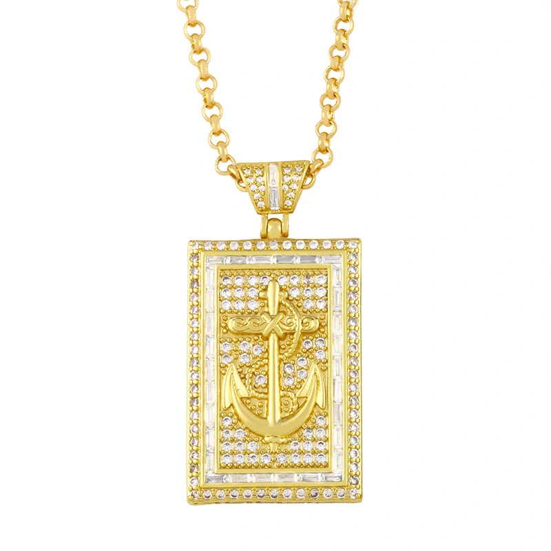 Clearance European and American clavicle chain cross Virgin Mary pendant necklace creative iron necklace nks35