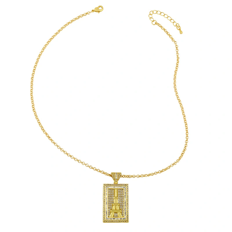 Clearance European and American clavicle chain cross Virgin Mary pendant necklace creative iron necklace nks35