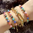New accessories bohemian color vintage evil eye women's bracelet adjustable bracelet brc64