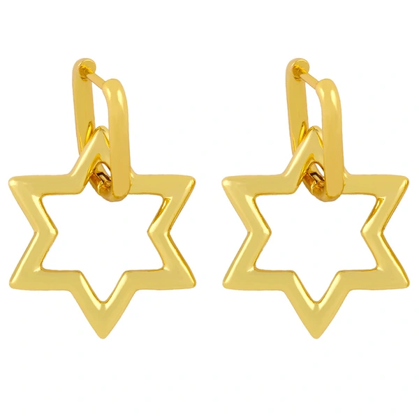 Clearance European and American exaggerated Internet celebrity lock earrings cold style metal earrings earrings retro earrings female erv45