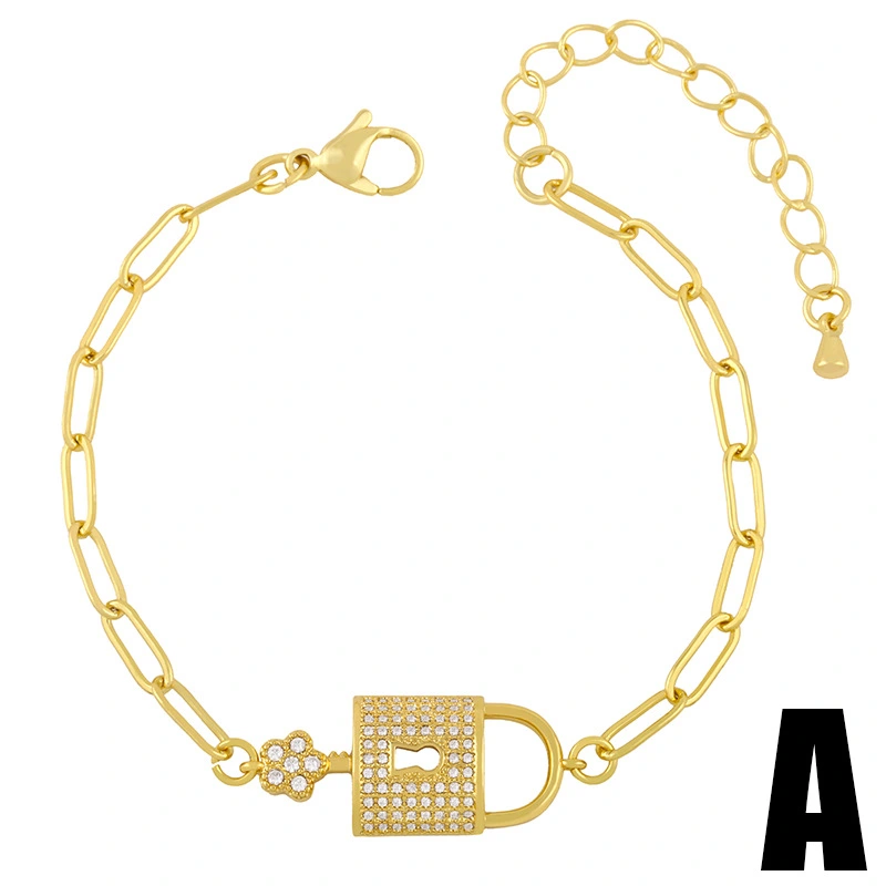 Internet celebrity bracelet cold style niche simple chain female bracelet personality all-match letter love bracelet brc66