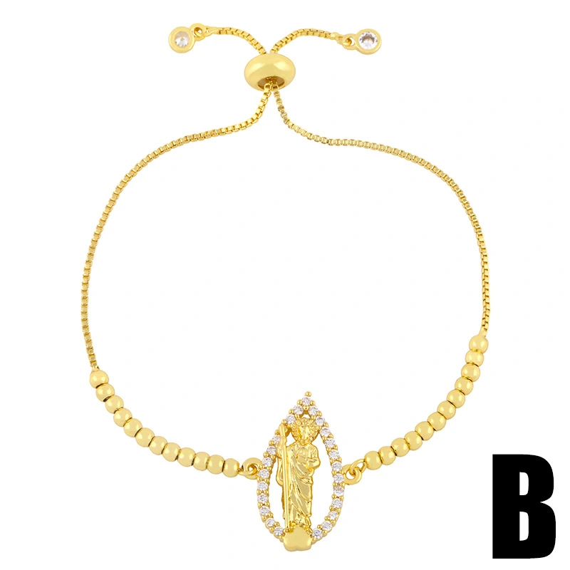 European and American minimalist cold style chain bracelet women's micro-inlaid zircon arrow bracelet net celebrity heart-shaped hand jewelry brc69