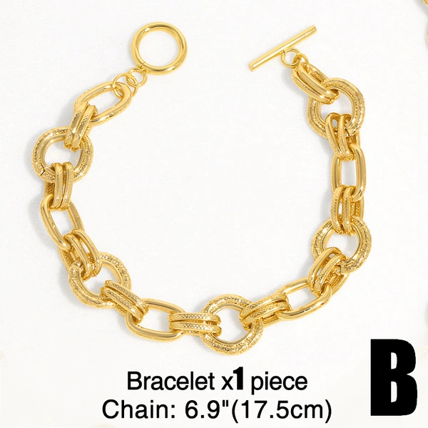 European and American hiphop hip-hop women's trend thick chain necklace Cuban chain large chain clavicle chain sweater chain nks61