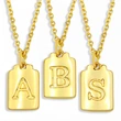 Clearance simple European and American glossy letter necklace accessories 26 English pendant necklace clavicle chain nks24