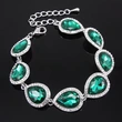 Bridal bracelet European and American water drop bracelet hand crystal jewelry Yiwu small commodity brj71