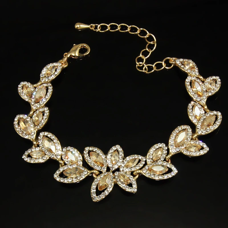 European and American jewelry bridal bracelet crystal ladies European and American diamond bracelets brj88