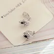 Korean style personalized rhinestone spider web earrings full of diamonds asymmetrical ear clip earrings new product manufacturers wholesale erj30