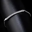 Hot selling fashion simple jewelry micro inlaid zircon full diamond bracelet box chain movable adjustable bracelet brk20