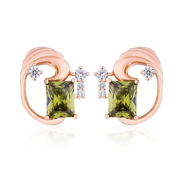 High-end French earrings 2023 new style Korean temperament Internet celebrity simple earrings earrings female erj68