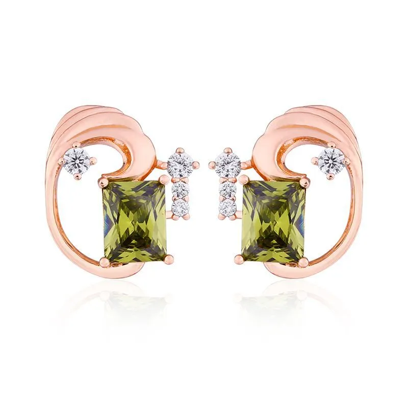 High-end French earrings 2023 new style Korean temperament Internet celebrity simple earrings earrings female erj68