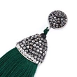 Hot selling European and American exaggerated tassel earrings simple ethnic style long earrings erk68