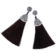 Hot selling European and American exaggerated tassel earrings simple ethnic style long earrings erk68