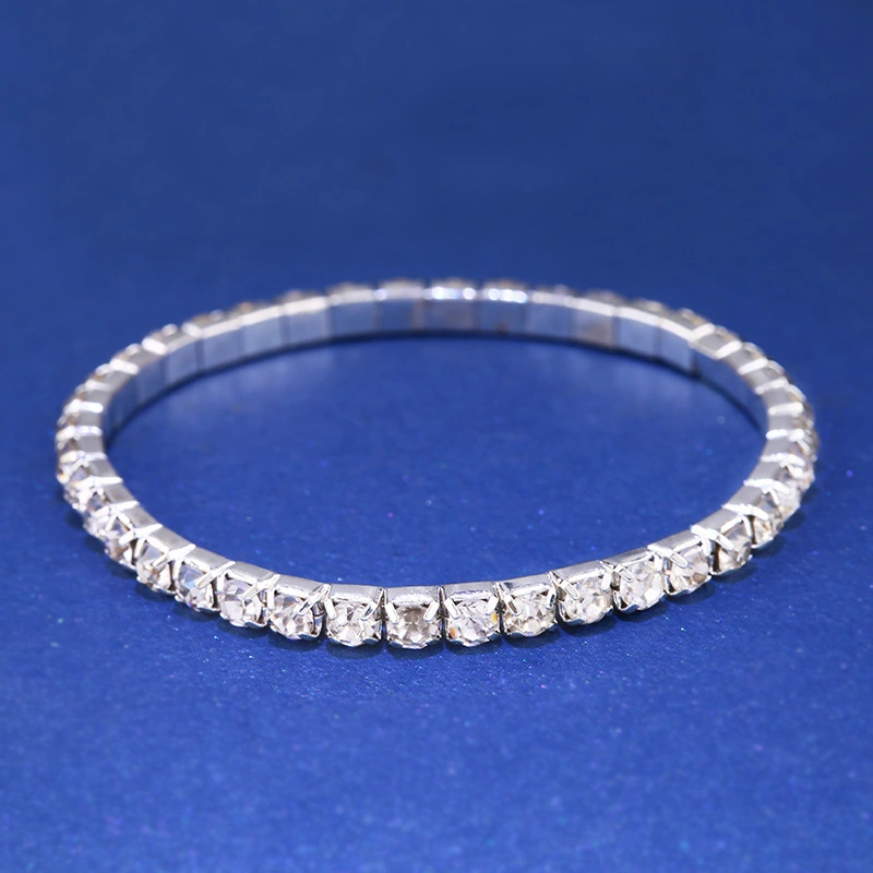 Hot selling jewelry crystal bracelet with rhinestones personalized bracelet manufacturer direct sales bra28