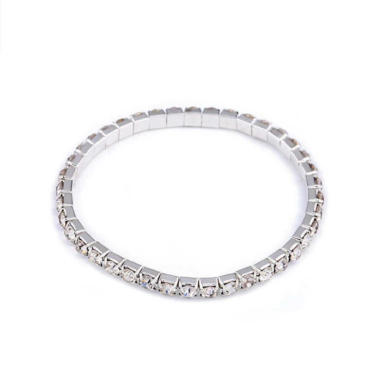 Hot selling jewelry crystal bracelet with rhinestones personalized bracelet manufacturer direct sales bra28