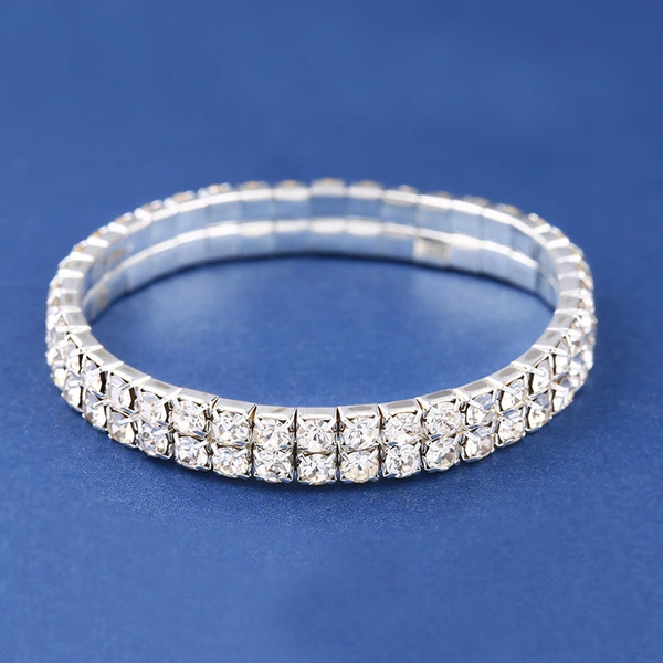 Hot selling jewelry crystal bracelet with rhinestones personalized bracelet manufacturer direct sales bra28