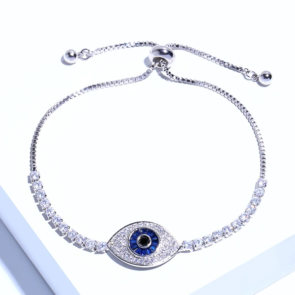 Hot selling jewelry micro inlaid AAA zircon bracelet devil eye crystal jewelry bra39