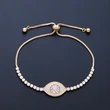 Hot selling jewelry micro inlaid AAA zircon bracelet devil eye crystal jewelry bra39