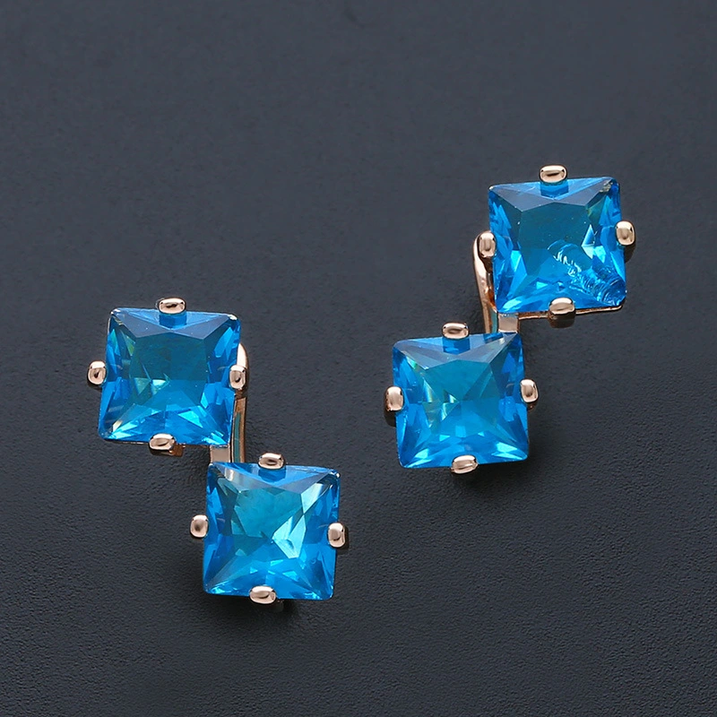 Earrings Korean fashion zircon earrings earrings jewelry European and American accessories earrings erj78