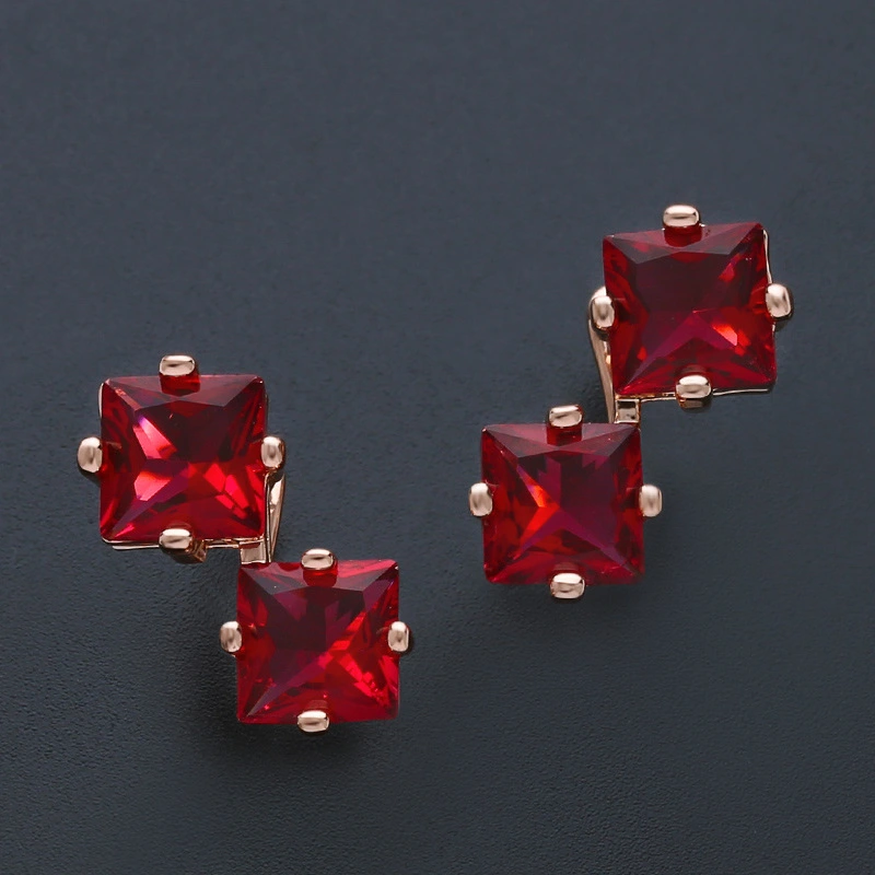 Earrings Korean fashion zircon earrings earrings jewelry European and American accessories earrings erj78