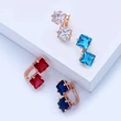 Earrings Korean fashion zircon earrings earrings jewelry European and American accessories earrings erj78