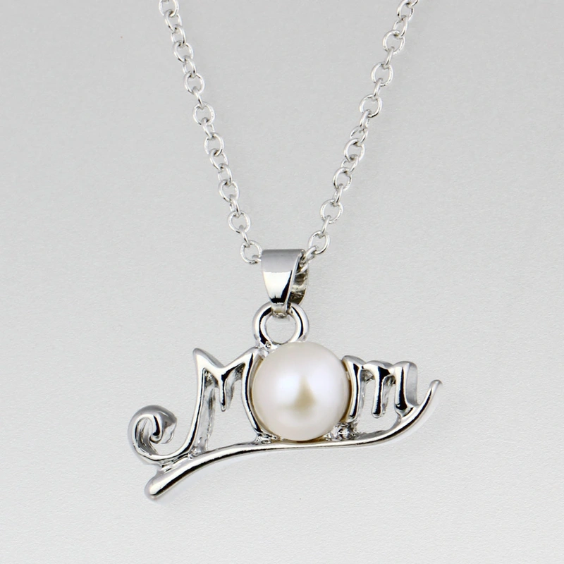 European and American mom pearl necklace (including chain) female new mother's birthday gift