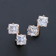 Earrings Korean fashion zircon earrings earrings jewelry European and American accessories earrings erj78