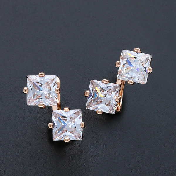 Earrings Korean fashion zircon earrings earrings jewelry European and American accessories earrings erj78