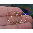   New fashion three-color combination ring set women's copper ring party zircon jewelry