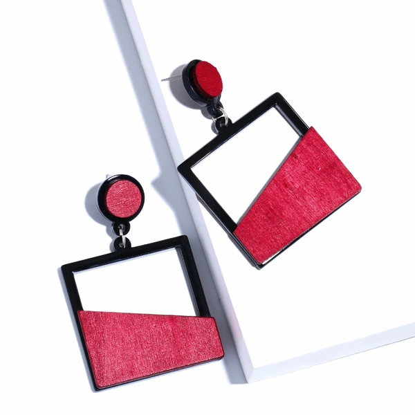 European and American exaggerated geometric earrings female 2022 popular jewelry Aosheng jewelry female erm50