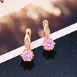 E-commerce Japanese and Korean style small and exquisite alloy diamond earrings fashionable and simple female fresh earrings erj74