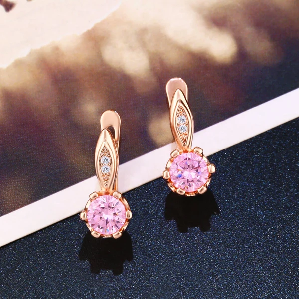 E-commerce Japanese and Korean style small and exquisite alloy diamond earrings fashionable and simple female fresh earrings erj74