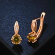 E-commerce Japanese and Korean style small and exquisite alloy diamond earrings fashionable and simple female fresh earrings erj74