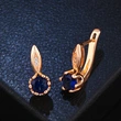 E-commerce Japanese and Korean style small and exquisite alloy diamond earrings fashionable and simple female fresh earrings erj74