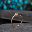   New Fashion Meteor Ring Women's Star Jewelry Copper Plated Rose Gold Inlaid Zircon Gift