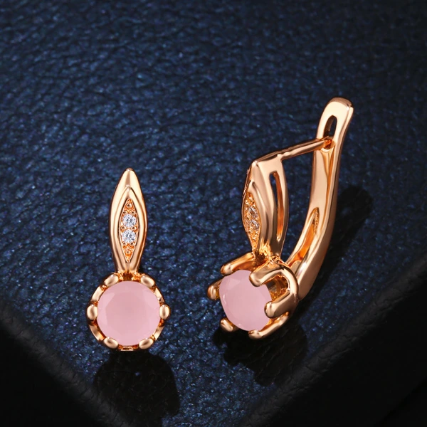 E-commerce Japanese and Korean style small and exquisite alloy diamond earrings fashionable and simple female fresh earrings erj74