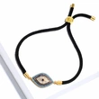 Korean version of the devil's eye female bracelet Valentine's Day gift fashion trend zircon adjustable pull bracelet bra62
