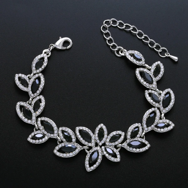 European and American jewelry bridal bracelet crystal ladies European and American diamond bracelets brj88