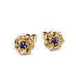  New European and American style women's rose earrings creative floral zircon earrings earrings wholesale