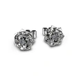  New European and American style women's rose earrings creative floral zircon earrings earrings wholesale