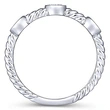 New arrival, new style, micro inlaid zircon twist ring, simple and fashionable women's ring, hand jewelry wholesale