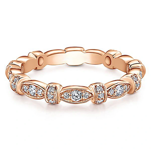 European and American new hot selling fashionable and personalized interlocking women's rings, engagement and wedding pinky rings, jewelry