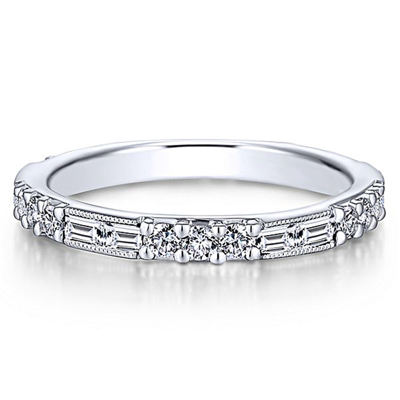 New product recommendation: fashionable and versatile women's ring, copper inlaid zircon ring, engagement wedding ring, jewelry