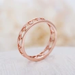 New hot selling fashion X-shaped hollow zircon women's ring all-match party accessories