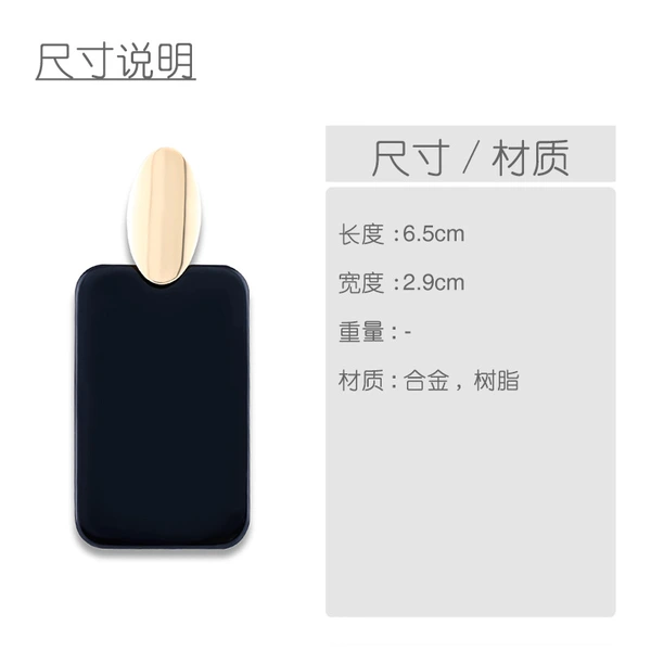 Hot selling accessories Korean style exquisite women's macaron acrylic earrings fashionable rectangular earrings ern07