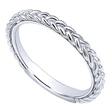 New simple creative braided twist ring copper plated gold and silver ladies' pinky ring