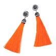Hot selling new style long temperament tassel earrings high-end diamond earrings earrings for women erk69 light luxury