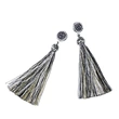 Hot selling new style long temperament tassel earrings high-end diamond earrings earrings for women erk69 light luxury