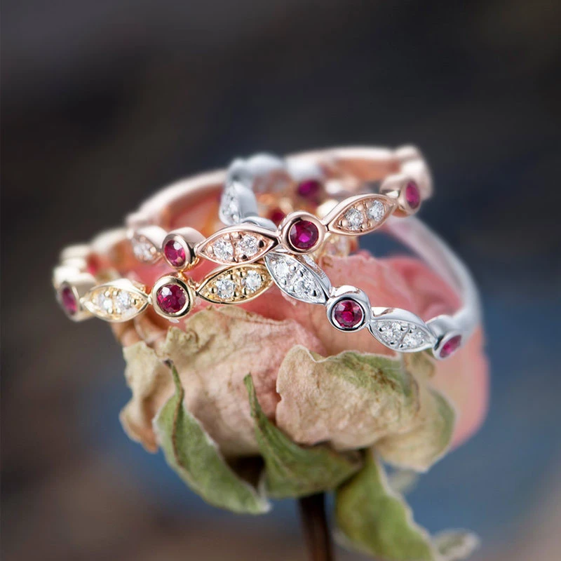 New simple micro-inlaid zircon women's ring fashionable and versatile ring travel souvenir hand jewelry