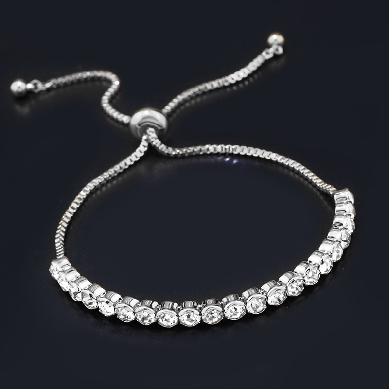 Yiwu small accessories hot selling crystal bracelet hand jewelry bracelet factory direct sales brk04