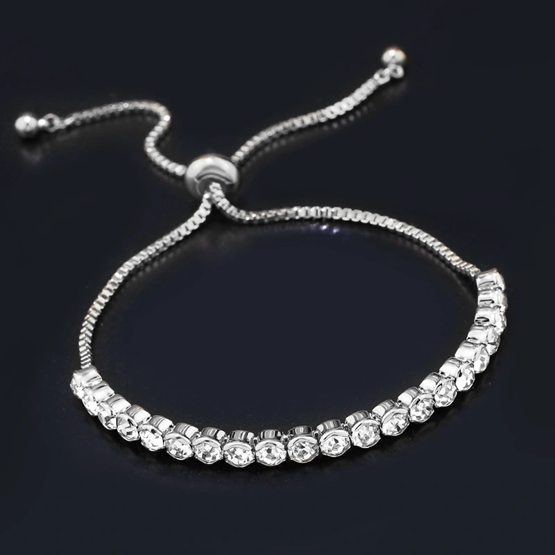 Yiwu small accessories hot selling crystal bracelet hand jewelry bracelet factory direct sales brk04